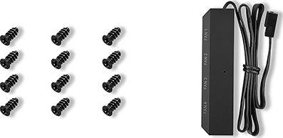 Ftohës Deepcool FK120 set me 3 fana + hub (R-FK120-BKNPF3-G-1)