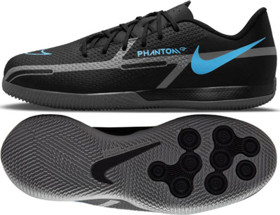 Atlete futsalli Nike Phantom GT2 Academy Kids, për mrena, të zeza