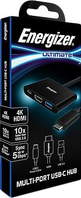 HUB USB C Energizer Ultimate Multi Port, HDMI 4K, USB 3.0, i zi