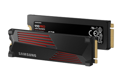 SSD Samsung 990 PRO, 4TB, M.2 PCIe 4.0 NVMe, со ладилник