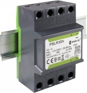 Furnizim me energji Puls PSLR 30N, 230V AC 12V DC 2.5A, për shinë DIN, gri