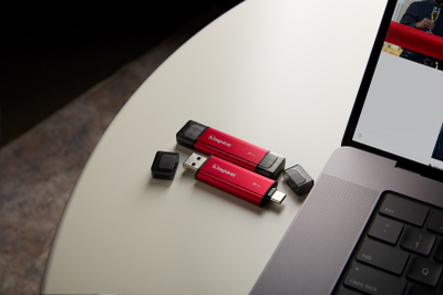 USB flash Kingston DataTraveler Max, 2TB, USB A USB C, i kuq