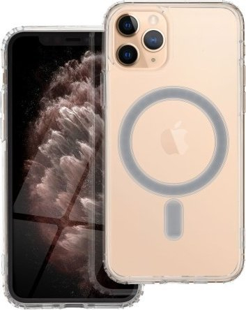 Futollë MagSafe për telefon Apple iPhone 11 Pro, transparente