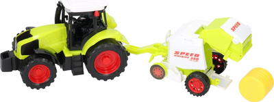 Lodër traktor me makineri bujqësore Macyszyn Toys, set fermë, shumëngjyrëshe