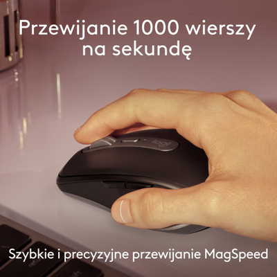 Maus Logitech Anywhere, wireless, Bluetooth, USB-C, i hirt