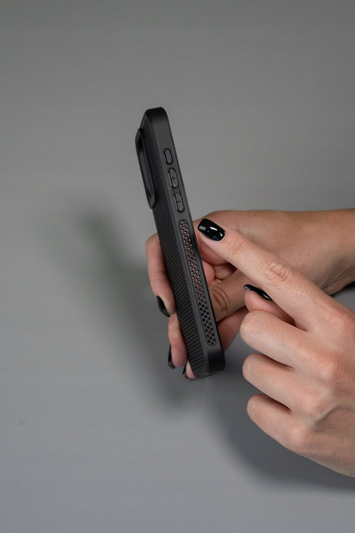 Mbrojtëse telefoni 3MK COOLing MagCase për iPhone 14 Plus, kompatibile MagSafe, e zezë