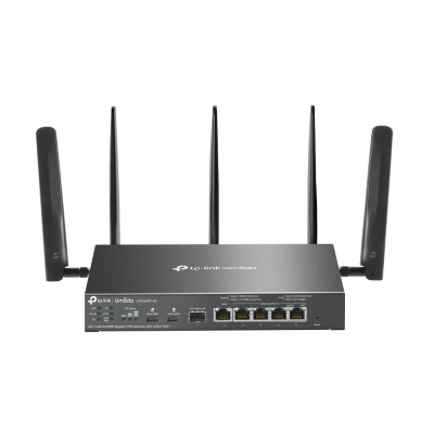 Router TP-Link Omada 4G+ Cat6 AX3000, Gigabit VPN, 4 porta PoE+, i zi