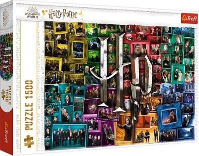 Пазл Trefl Harry Potter Through the Movies, 1500 парчиња, повеќебоен