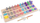 Lodër druri Montessori Puzzle magnetik, abakus dhe forma, ngjyra pastel