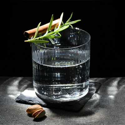 Set gotash për cider dhe whisky Krosno Mixology, 350 ml, 6 copë, transparent