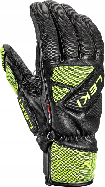 Ракавици за скијање Leki Worldcup WCR Venom DH 3D, големина 8.5, црни