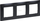 Kornizë trefishe Legrand Niloe Selection 762023, 86 x 227 mm, antracit