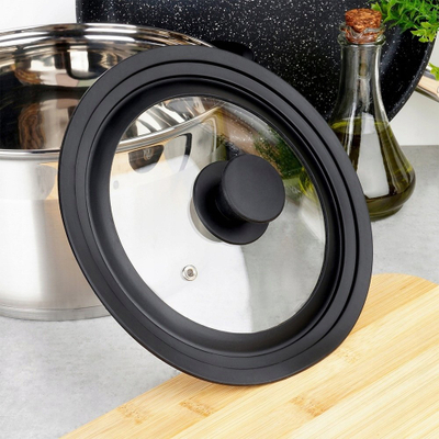 Kapak universal qelqi Granchio Italia Vilde, 18 20 22cm, silikon, i zi