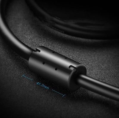 Kabllo USB Ugreen 10355B, USB A në USB B, 1 m, e zezë