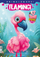Liber ngjyrosjeje Flamingos Animalowanki, me ngjitëse, për fëmijë