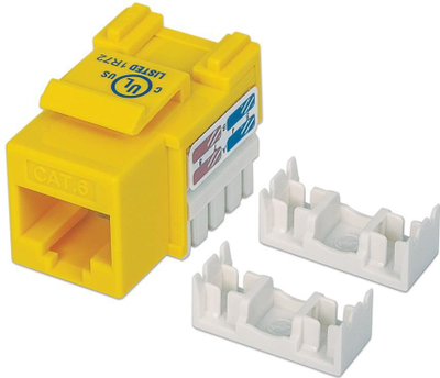 Modul rrjeti Keystone Intellinet Network Solutions 210584, RJ45 UTP Cat6, i verdhë