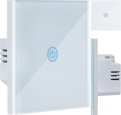 Çelës inteligjent drite Art SMART Zigbee 3.0, njëfis, i bardhë