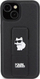 Futrollë Karl Lagerfeld KLHCP15SGSACHPK për iPhone 15 6.1", hardcase me Gripstand Saffiano, e zezë