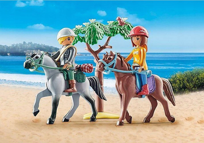 Set lodër Playmobil Horses of Waterfall 71470, Starter Pack, skenë kalërimi