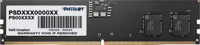 Memorie Patriot Signature, DDR5, 8 GB, 5600 MHz, CL46, PSD58G560041