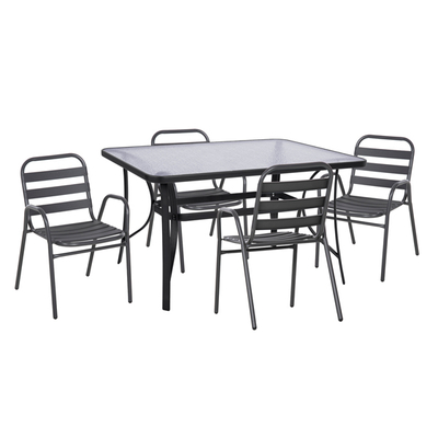 Set ngrënieje për ambient të jashtëm Prelude 5-pjesësh (HM21032), gri