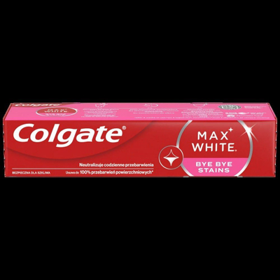 Pasta dhëmbësh Colgate Max White Bye Bye Stains, zbardhuese, 75 ml
