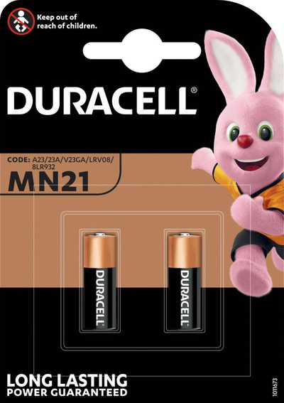 Bateri Duracell Security, A23, 2 copë