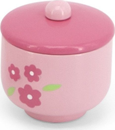 Set çaji dhe kafeje Viga Tea and Coffee, prej druri, motive me lule rozë