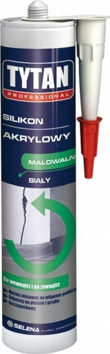Silikon akrilik Tytan, i bardhë, 280 ml