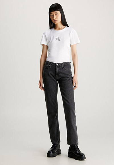 Maicë Calvin Klein Slim Fit J20J221426YAF, e bardhë