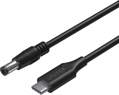 Kabllo USB Unitek C14116BK, USB C në DC 5.5 x 2.5 mm, 1.8 m, e zezë