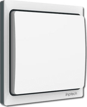 Ndërprerës wireless për drita Linbell, transmetues pa bateri, i bardhë