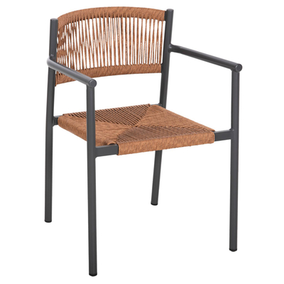 Karrige Ster prej alumini 55,5x53x78Hcm (HM5786.12), bezhë