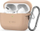 Mbulesë silikoni Tech-Protect për Apple AirPods Pro 1 2, me karabinë, caffe latte