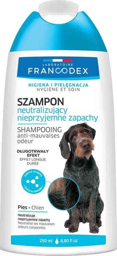 Shampo kundër aromave për qen Francodex, 250 ml