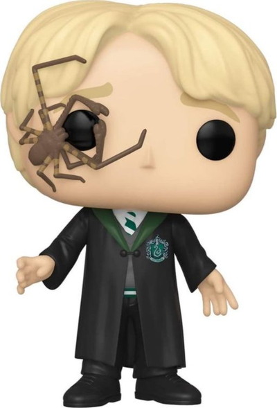 Фигурина од винил Funko POP Хари Потер Драко Малфој со пајак, колекција 117, повеќебојна