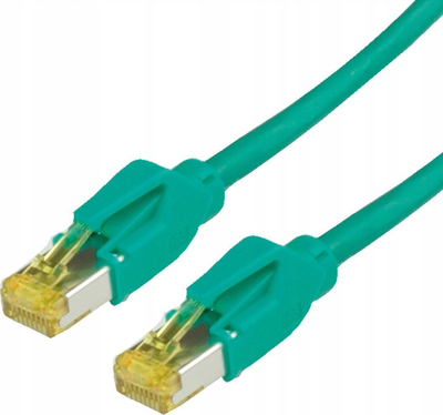 Kabllo rrjeti Draka Comteq TM31 Cat6a, 2m, RJ45 mashkull-mashkull, jeshile