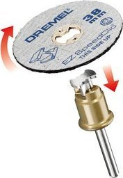 Disk prerës metalik Dremel SpeedClic SC456, 38mm, për vegël rrotulluese