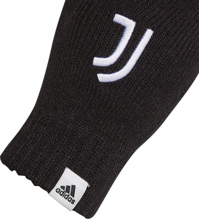 Doreza Adidas Juventus Gloves Unisex, touchscreen, të zeza