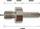 Adapter M14 për kaçavidë dhe stërvitje, shank 3/8" Hex, metalik