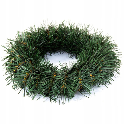 Dekoratë Krishtlindjesh Saska Garden, kurorë dekorative 25 cm, artificiale, jeshile
