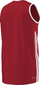 Bluzë basketbolli për meshkuj Adidas, XL, e kuqe/bardhë
