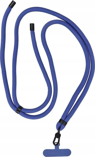 Varg për telefon Swing Pendant, 8mm, gjatësi 165cm, navy blue