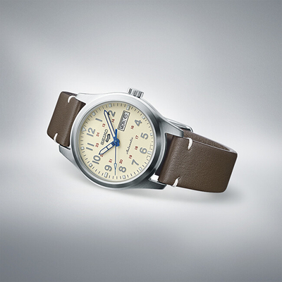 Orë dore për meshkuj Seiko SRPK41K1 Laurel, e argjendtë