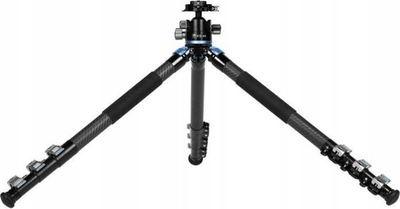 Tripod fotografik SIRUI L-324F, karbon, me kokë KS-40, i zi