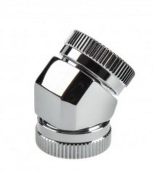 Lidhës 45 gradë Phanteks PH-A45_CR_12, për tub 12mm, krom