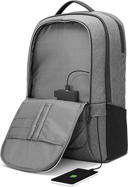 Çanta shpine Lenovo B730 Urban Backpack, 17.3", 24L, gri