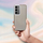 Kole telefoni PEARL për Samsung Galaxy A16 5G, TPU mat transparent, efekt metalik argjendi