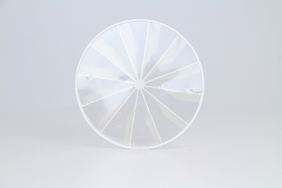 Неповратна клапна Euro3plast Eev100, за вентилатор D100 mm, бела