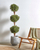 Bimë artificiale Beliani Buxus Ball Tree, 154 cm, 3 toptha, jeshile